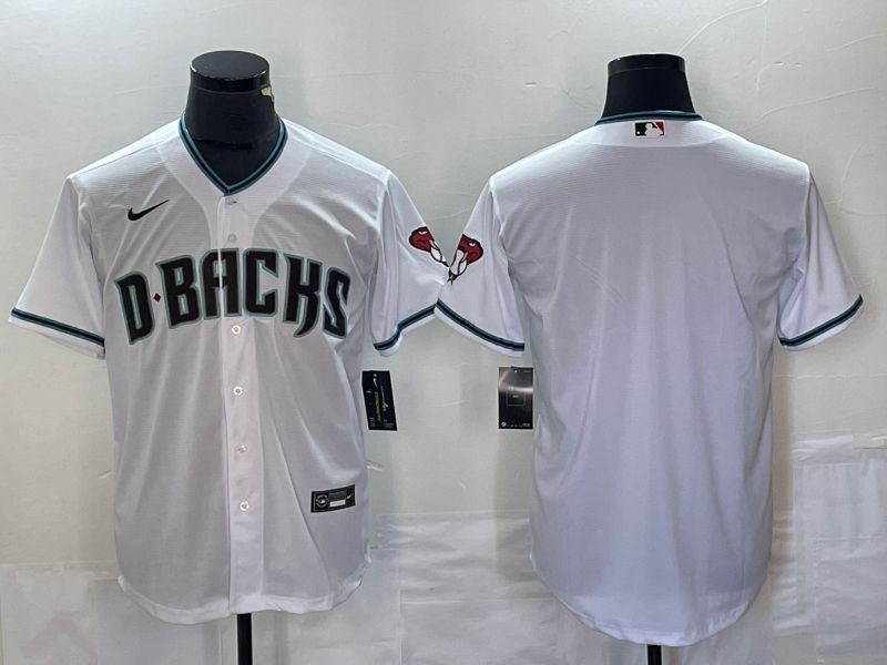 Men Arizona Diamondback Blank White Game Nike 2023 MLB Jersey